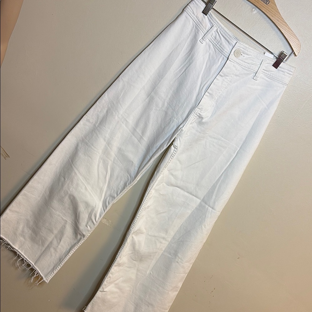Zara Cream Boyfriend Jeans Relaxed Fit